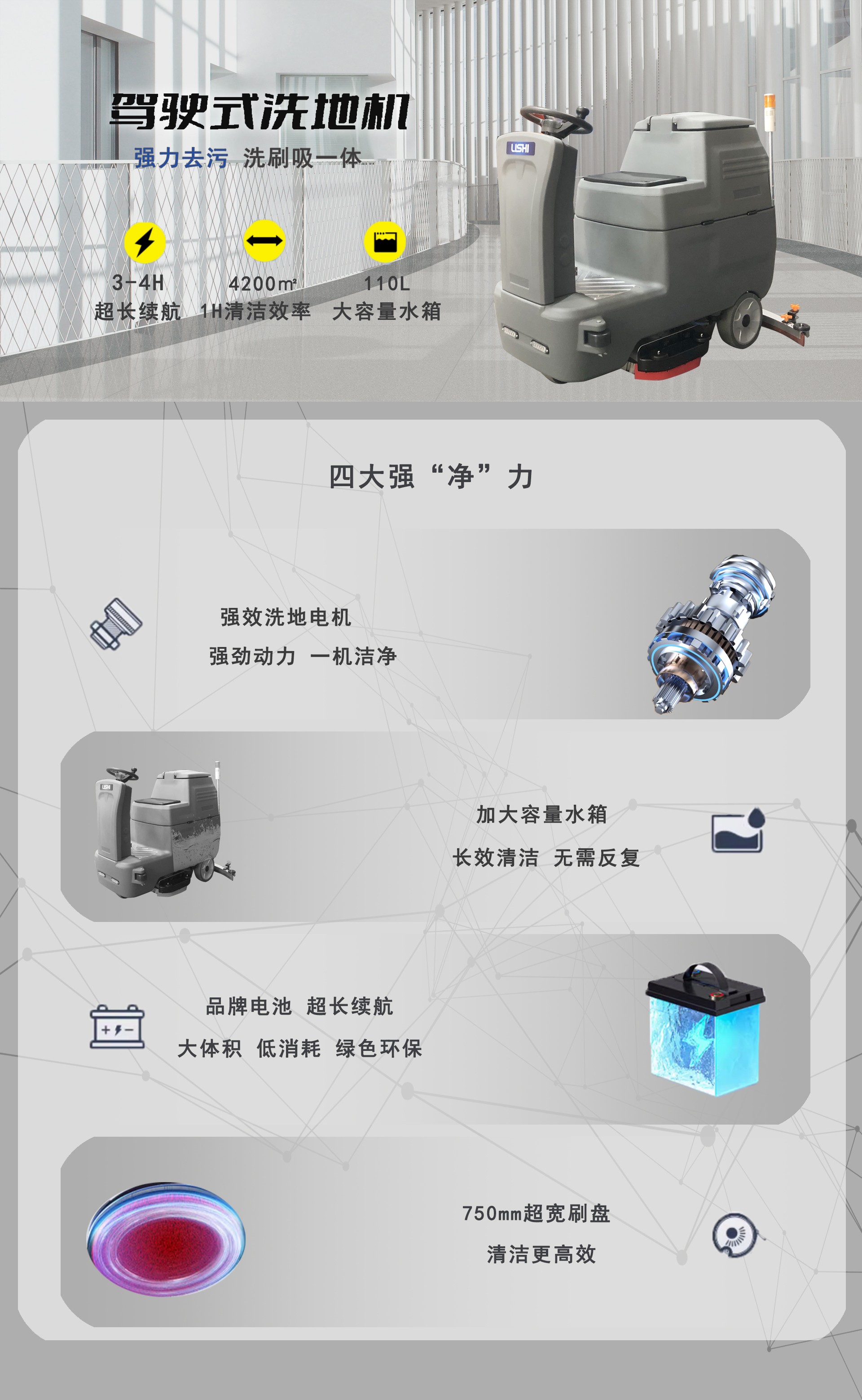 工廠駕駛洗地機(jī),LS-700L駕駛式洗地機(jī)